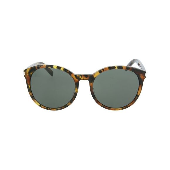 Saint Laurent Round-Frame Acetate Sunglasses Brown Womens - Picture 1 of 5